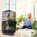 Adjustable Bird Cage Seed Catcher - Large Soft Mesh Skirt for Round & Square Cages - Buy Online on SooperMarket.com