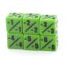 Hedral MTG -1/-1 Counter Dice Set - D6 - Pack of 6 - Bright Venom Green Magic: The Gathering TCG CCG - Negative Counters - Minus One - 6d6
