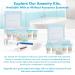 Shoppe All-in-Kit | Aqua Organics 75-Piece Amenity Kit | Bulk 1oz Travel Size Toiletries for Hotels AirBnBs & Vacation Rentals - Buy Online on SooperMarket.com