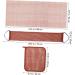 ORFOFE 1 Set Bath Towel Bath Scrubber Towel Back Washers for Shower Back Cleaner Loofah Strap Brown Nylon - Buy Online on SooperMarket.com