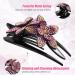 Rhinestone Double Flower Hair Clip Set - 8 Pieces | Crystal Glitter Hair Accessories for Women and Girls - Buy Online on SooperMarket.com