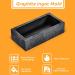 4-Piece Graphite Ingot Mould Crucible Set for Metal Casting and Refining - 1 KG Capacity - Ideal for Gold, Silver, Aluminum, Copper, Brass - Buy Online on SooperMarket.com