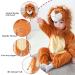 Doladola Unisex Baby Lion Romper | Flannel One Piece Pyjamas 6-12 Months - Buy Online on SooperMarket.com