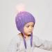 LANGZHEN Toddler Winter Hat Earflap Knit Cap for Baby Boys Girls 2-4 Years - Purple - Buy Online on SooperMarket.com