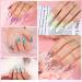 Morovan Poly Gel Nail Kit with UV Lamp - Clear Poly Nail Gel Kit with Glitter | 20 Nail Art Tools Included - Buy Online on SooperMarket.com
