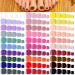 720 Pieces 30 Sets False Toe Nails Short Square Fake Toenails Solid Color Press on Toenails Full Cover Toe Press on Nails Matte False Toenails for Women and Girls (Bright Colors)