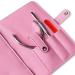 Nail Drill Bit Holder Organizer 33 Holes Nail Drill Bit Holder Wallet Storage Bag for Manicure Tools Efile Nail Grinding Bits Display Portable for Travel or Home (HJ-ZP013-Pink) - Buy Online on SooperMarket.com