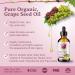 Grape Seed Oil. 236ml. 100% Pure. Cold-pressed. Unrefined. Organic. Rich in Vitamins. Chemical-free. Soothes Skin. Nourishes Hair. Natural Moisturizer for Hair Skin Nails Beard Stretch Marks. Bella Terra Oils. 236 ml (Pack of 1) - Buy Online on SooperMarket.com