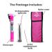 Zyrev ZetaLife Otoscope - Pocket-Sized Ear Scope with Light for Ear Infection Detection (Pink) - Buy Online on SooperMarket.com