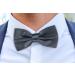BomGuard Men's Dark Grey Y-Shape Suspenders Bow Tie Set - 4 Strong Clips 3.5 cm Wide One Size - Perfect for Any Occasion - Buy Online on SooperMarket.com