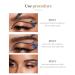 Buy Waterproof Microblading Eyebrow Pen - 4 Tip Soft Brown Pencil for Natural Looking Eyebrows Smudge-Proof & Long Lasting | International Shipping Available - Buy Online on SooperMarket.com