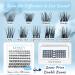Lash Clusters 84 Pcs | DIY Cluster Eyelash Extensions | Snowflakes D-Mix (8-16mm) | Soft and Comfortable Individual Lashes - Buy Online on SooperMarket.com