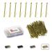 Biribila Bobby Pins 150 Pcs Gold 5cm Long Hair Grips with Storage Box Thicker & Strong Kirby Grips for All Type of Hairs Hair Pins for Hair Styling & Make UP (Gold)