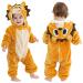 COOKY.D Unisex Winter Hooded Romper Jumpsuit 2-36 Months 3-6 Months Hedgehog