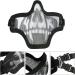 AOUTACC Skull Airsoft Mask and Goggles Set for CS Paintball - Black - Buy Online on SooperMarket.com