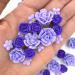 30 Violet Icing Flowers | Small Purple Flowers | Edible Roses| Lavender | Edible Flowers | Icing Flowers | Icing Roses | Sugar Flowers | Violet Sprinkles | Simply Sucr 30 Count (Pack of 1)