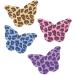 Edible Wafer Leopard Print Pre-Cut Butterfly Cupcake Toppers - 24pc - Buy Online on SooperMarket.com