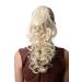 WIG ME UP C-128-88E hairpiece braid ponytail long voluminous curly curly light blonde light blonde 45 cm