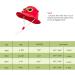 LANGZHEN Beach Sun Protection Hat for Baby Girls - Crimson Crab Design | Adjustable Wide Brim Play Hat with Chin Strap | 6-12 Months - Buy Online on SooperMarket.com