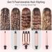 5 In 1 Curling Wand Set-Hair Waver Curling Iron 3 Barrel Triple Crimper Tool Beach Waves with 3/4-1 1/4 inch 5 Interchangeable Barrels Hair Curler for Women Hairstyles(Rose Gold) - Buy Online on SooperMarket.com