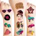 8 Sheets (96PCS) 50s Temporary Tattoos for Fans  50s Birthday Party Decorations Favors Party Supplies Tattoo Sticker Women Men Gifts Boys Girls Classroom School Prizes Themed