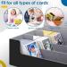 1800+ Leather Card Deck Case with Magnetic Closure - Storage Box for Trading Cards, YuGiOh, MTG & Sport Cards - Buy Online on SooperMarket.com