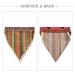Shop Awaytr Elastic Hair Bands - Flower Pattern Chiffon Headbands with Clips | Pack of 3 | Stylish & Versatile Hair Scarves - Buy Online on SooperMarket.com