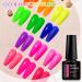 MEET ACROSS Neon Gel Nail Polish Set - 12pcs Fluorescent Colors for Spring & Summer - Perfect Halloween Nail Art - Buy Online on SooperMarket.com