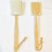 Natural Loofah Exfoliating Bath Brush | Body Luffa Loofa Sponge On a Stick | Scrubber with Wooden Handle for Men & Women | Bath Spa Shower (1 Pack) - Buy Online on SooperMarket.com