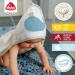 Fehn Baby Whale Bath Towel & Washing Glove Set - Organic Cotton Hooded Towel for Babies & Toddlers 0+ Months - Cute Whale Design Poncho - Buy Online on SooperMarket.com