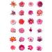 24 edible PRE CUT flowers kids childrens party decorations Wafer Paper Cupcake Fairy Cake Toppers - Buy Online on SooperMarket.com