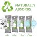 12 Pack Bamboo Charcoal Air Purifying Bags - Odor & Moisture Absorber for Home, Car, Closet - Natural Activated Charcoal Bags - Pet & Shoe Deodorizer - Odor Eliminators (6x50g + 6x150g) - Buy Online on SooperMarket.com