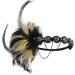 BABEYOND 1920s Sequined Showgirl Headpiece Feather Headband | Flapper Gatsby Hair Accessory - Buy Online on SooperMarket.com