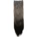 CAISHA by PRETTYSHOP XXL 24 Straight Brown Clip In Hair Extensions 8 Pieces Set - #8 Brown | CES2 - Buy Online on SooperMarket.com