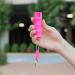 SABRE RED Pink Pepper Spray Keychain for Women - Maximum Police Strength, Quick Release, Finger Grip, 10-Foot Range, 25 Bursts - Help Fight Breast Cancer - Buy Online on SooperMarket.com
