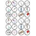 24 Nurses Doctors Hospital PRECUT Edible Cupcake Toppers - wafer card disc cake decorations STAND UP (PRECUT)