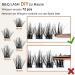 72 PCs DIY Individual Eyelashes for Beginners | Reusable Wispy Fluffy Single Eyelash Extensions at Home (B28 D-12mm) - Buy Online on SooperMarket.com