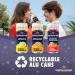San Pellegrino Italian Tastefully Light Sparkling Orange Canned Soft Drink 12 x 330ml | 64k Cals per Can & San Pellegrino Sparkling Natural Mineral Water 6x1L - Buy Online on SooperMarket.com