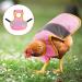 3 Pcs Adjustable Reflective Hen Vest Set - Chicken Harness & Saddle Aprons for Feather Protection - Ideal for Duck, Goose, Poultry, Dog - Pink - Buy Online on SooperMarket.com
