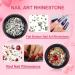 COSCELIA Gel Nail Polish Kit with U V Light Starter Kit 10PC Gel Polish Top Base Coat Nail Art Rhinestones Pink White Glitter Colors Gel Nail Manicure Kit Nail Art Design DIY for Women - Buy Online on SooperMarket.com