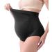 SUNNYBUY Women's Maternity High Waist Seamless Hipster Panties XL - 2 Pack (Black/Skin) - Buy Online on SooperMarket.com