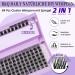 Eyelash Extensions - 84 PCs Z08 B&C Individual DIY Lash Clusters for Beginners - Reusable Eyelash Bush for Home Use (D-14mm) - Buy Online on SooperMarket.com