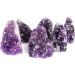 Deep Purple Amethyst Cluster (250-350g) - Polished Geode Quartz Crystal for Spiritual Healing and Home Decor - Buy Online on SooperMarket.com
