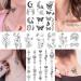 Cerlaza 100 Sheets Temporary Tattoos for Women - 420 Mixed Styles Fake Tattoo Stickers - Realistic Henna Body Art Sticker Set - Buy Online on SooperMarket.com