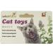Fashion's Talk Furry Rattle Ball Cat Toys 6-Pack for Kitty | Interactive Playtime Set - Buy Online on SooperMarket.com