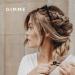 Gimme Beauty Black Onyx Fine Hair Ties - Seamless Microfiber Elastics (9 Count) - Buy Online on SooperMarket.com