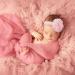 Newborn Photography Props  5 PCS Baby Photo Props Long Ripple Wraps with Headbands  Pink Baby Photography Wrap Set for Baby Girl and Boy - Buy Online on SooperMarket.com
