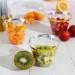 PLASTICPRO 9 oz Disposable Party Cups with Gold Rim, 100 Count - Crystal Clear Tumblers for Old-Fashioned Elegance - Buy Online on SooperMarket.com