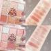 Lovelycat 9 Colors Glitter Eyeshadow Makeup Palette Matte High Pigmented Colorful Creamy Texture Eye Shadow Powder Natural Waterproof Long Lasting Eyeshadow Powder Cosmetics (pink+orange)