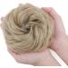 Synthetic Hair Bun Extension 45g - Ash Blonde Messy Hair Scrunchie for Women - Buy Online on SooperMarket.com